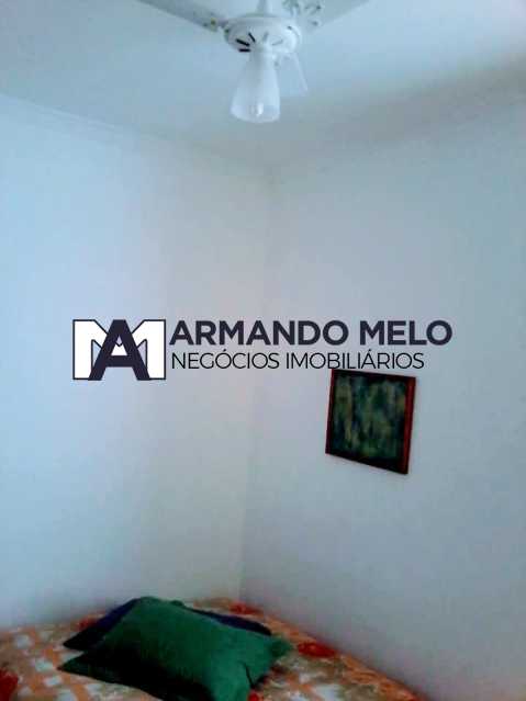 Conheça Quarto 03. do imóvel - Apartamento à venda três quartos com dependência em Copacabana, metrô Cantagalo - AMAP30275 - 13 Quarto 03. - 13