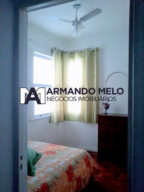 Conheça Quarto 04. do imóvel - Apartamento à venda três quartos com dependência em Copacabana, metrô Cantagalo - AMAP30275 - 14 Quarto 04. - 14