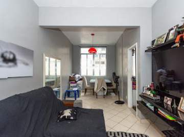 Apartamento mobiliado à venda Copacabana dois quartos com vaga metrô Siqueira Campos - AMAP20225