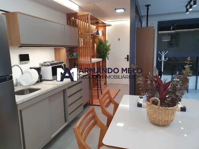Conheça 06 do imóvel - Apartamento moderno à venda em Copacabana, dois quartos, vaga e infra Av.Atlântica Posto 4 - AMAP20237 - 6 06 - 6