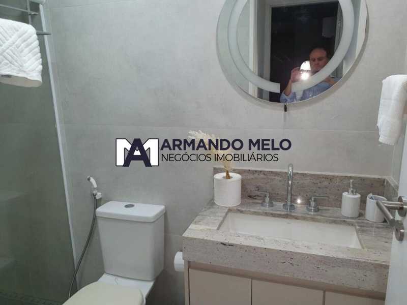 Conheça 13 do imóvel - Apartamento moderno à venda em Copacabana, dois quartos, vaga e infra Av.Atlântica Posto 4 - AMAP20237 - 13 13 - 13