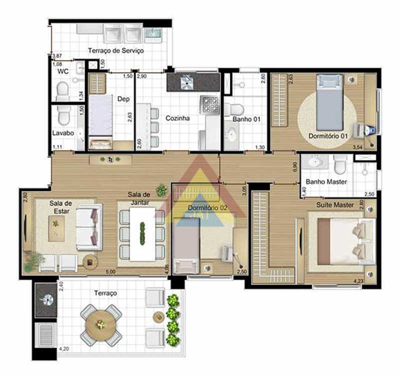 Planta 107m2 Tipo 2 - 38