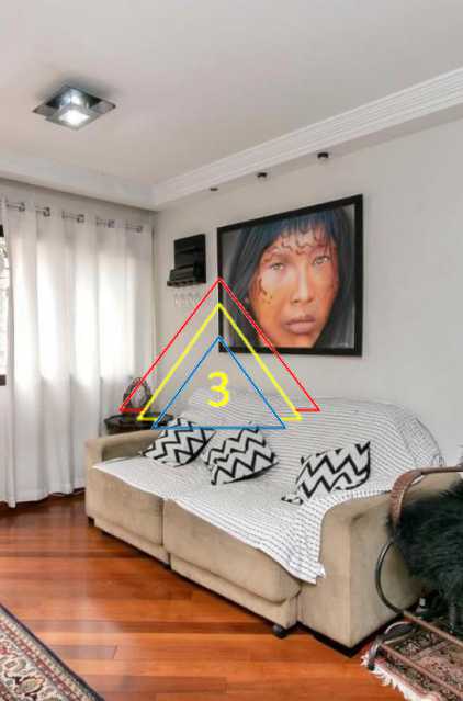 Conheça SALA DE ESTAR do imóvel - Apartamento 3 quartos à venda Condomínio Villa Reggio - Vila Andrade, São Paulo - R$ 636.000 - BTAP30057 - 2 SALA DE ESTAR - 2