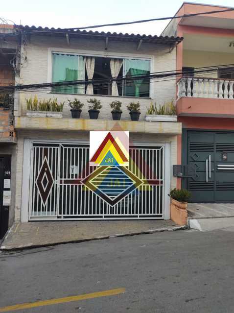 Conheça FACHADA do imóvel - Casa à venda Rua Antônio Celestino de Deus, Jardim Saint Moritz, Taboão da Serra - R$ 350.000 - BTCA30009 - 1 FACHADA - 1