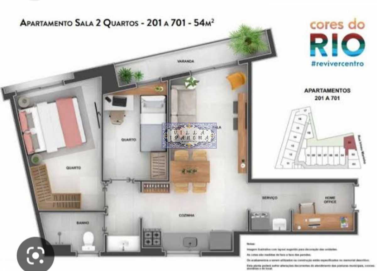 Conheça cores do rio 3 do imóvel - Apartamento à venda Rua Irineu Marinho, Centro, Rio de Janeiro - R$ 451.000 - VIN16 - 5 cores do rio 3 - 5