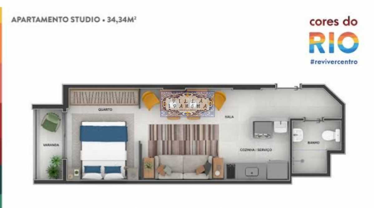 Conheça cores do rio 2 do imóvel - Apartamento à venda Rua Irineu Marinho, Centro, Rio de Janeiro - R$ 451.000 - VIN16 - 6 cores do rio 2 - 6