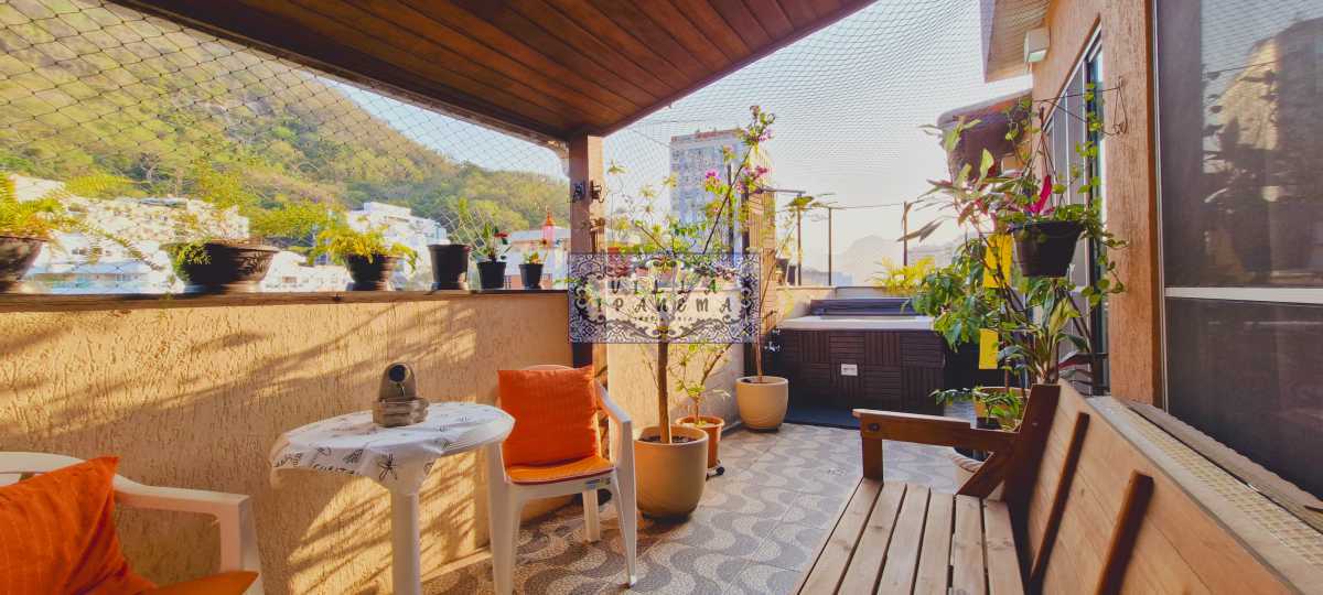 Conheça AC do imóvel - Cobertura à venda Rua Visconde de Silva, Humaitá, Rio de Janeiro - R$ 1.890.000 - IPA23072 - 4 AC - 4