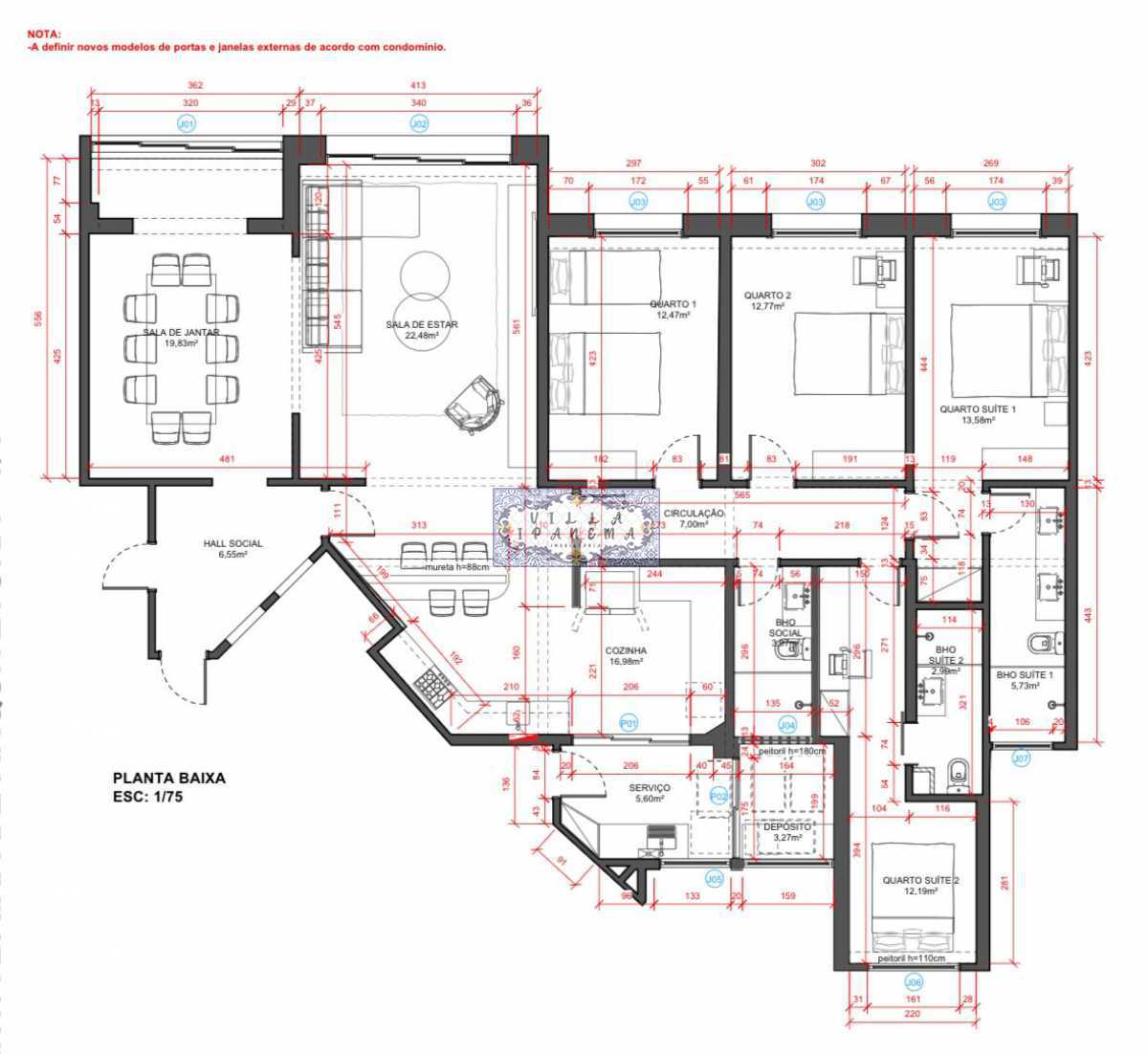 Conheça g. do imóvel - Apartamento à venda Avenida Nossa Senhora de Copacabana, Copacabana, Rio de Janeiro - R$ 2.500.000 - IPA23224 - 19 g. - 19