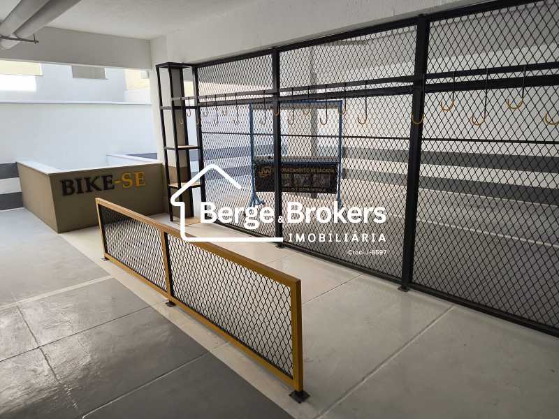 Conheça BICICLETÁRIO do imóvel - Apartamento 1ª locação varandinha,sala e quarto com vaga de garagem a venda na Tijuca - RJAP10376 - 20 BICICLETÁRIO - 20