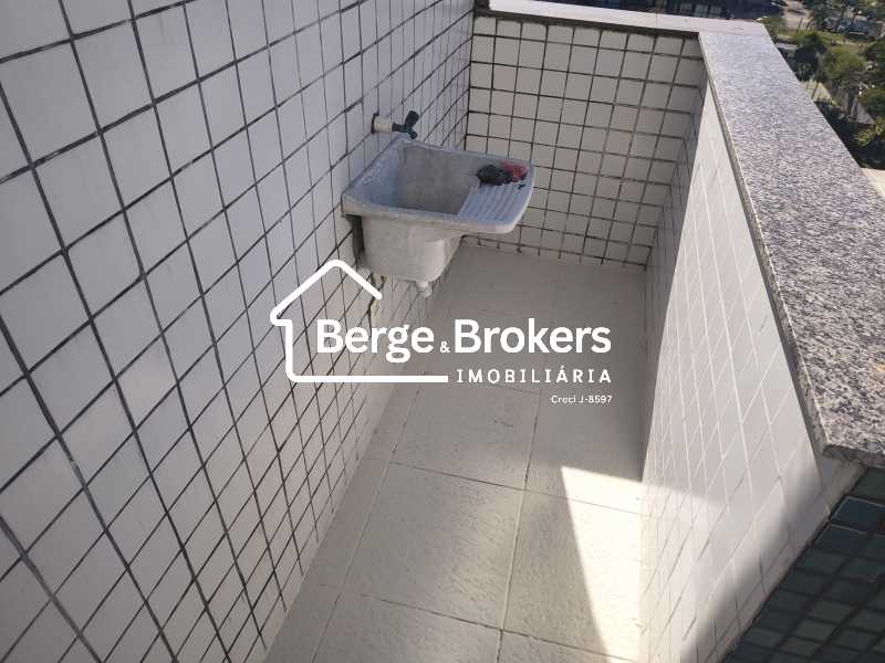 Conheça Area teraço. do imóvel - Apartamento à venda Rua Alfredo Volpi, Recreio dos Bandeirantes, Rio de Janeiro - R$ 1.300.000 - RJAP40192 - 35 Area teraço. - 35