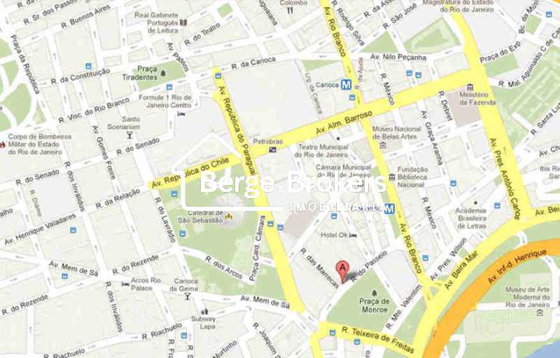 Conheça 32-localizacao do imóvel - Aluguel andar corporativo duplex 1.258 m² Rua do Passeio Centro RJ - RJAN00006 - 32 32-localizacao - 32