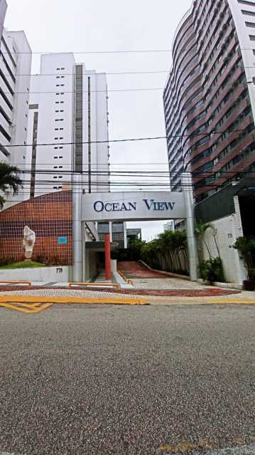 Conheça Fachada do imóvel - Ocean View Residence 2 quartos para locação em Petrópolis. - CBAP20016 - 3 Fachada - 3