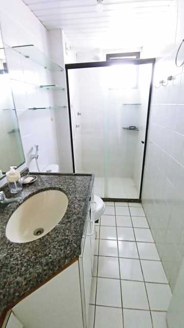 Conheça Banheiro do imóvel - Ocean View Residence 2 quartos para locação em Petrópolis. - CBAP20016 - 10 Banheiro - 10