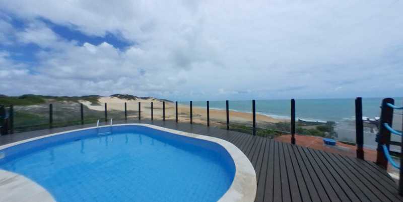 Conheça TV-Piscina vista 01 do imóvel - Flat 2 quartos para venda e aluguel Cotovelo (Distrito Litoral), Parnamirim - R$ 255.000 - CBFL20001 - 2 TV-Piscina vista 01 - 2