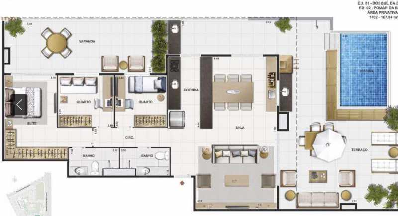 Conheça PLANTA22 do empreendimento - Fachada - Jardim da Barra Condominio Clube - 851 - 13 PLANTA22 - 13