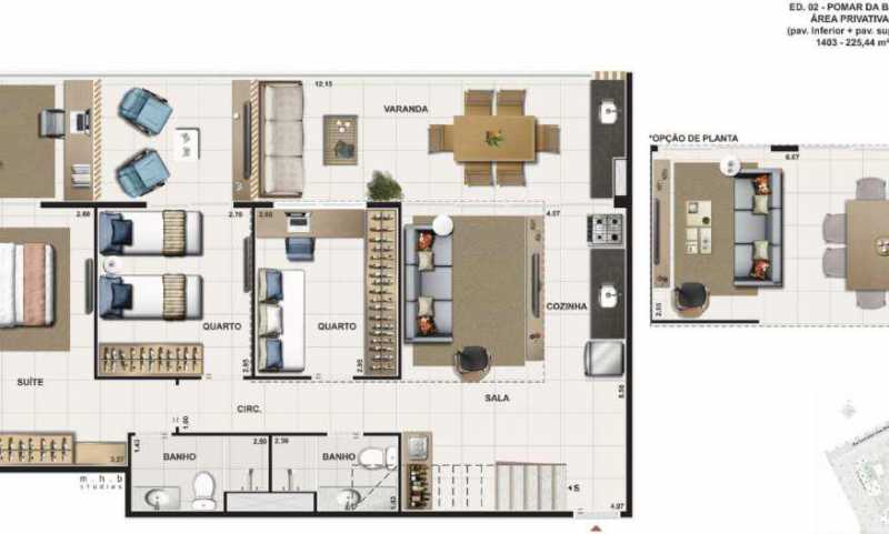 Conheça PLANTA33 do empreendimento - Fachada - Jardim da Barra Condominio Clube - 851 - 14 PLANTA33 - 14