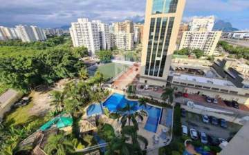 Ótima localização - Apartamento na Abelardo Bueno - 3 quartos, suíte e varanda - 2 vagas - Lazer! - JPAP30209