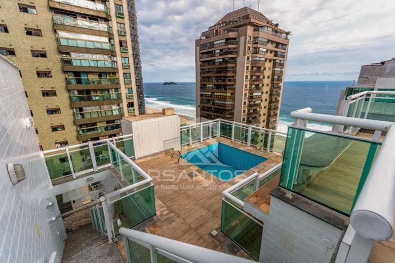 Conheça 3 do imóvel - LINDA COBERTURA TRÍPLEX VAZIA - Frente para a Praia da Barra da Tijuca - 4 quartos - 2 suítes - 2 vagas. - JPCO30109 - 15 3 - 15