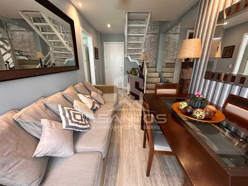 Conheça 2 do imóvel - PECHINCHA - Lindíssima Cobertura duplex, 3 quartos, 1 suíte, vaga e lazer! - JPCO30119 - 3 2 - 3