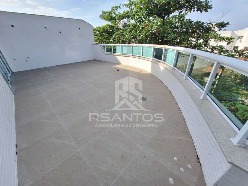 Conheça 2 do imóvel - Recreio dos bandeirantes Gleba A - Cobertura com 180m², varandão, salão, 3 suítes, 3 vagas. - JPCO30125 - 4 2 - 4
