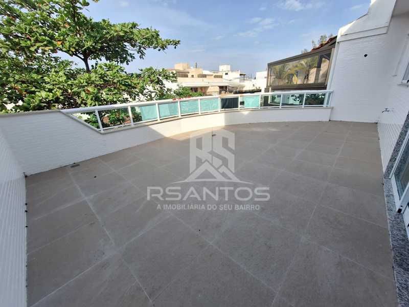 Conheça 3 do imóvel - Recreio dos bandeirantes Gleba A - Cobertura com 180m², varandão, salão, 3 suítes, 3 vagas. - JPCO30125 - 1 3 - 1