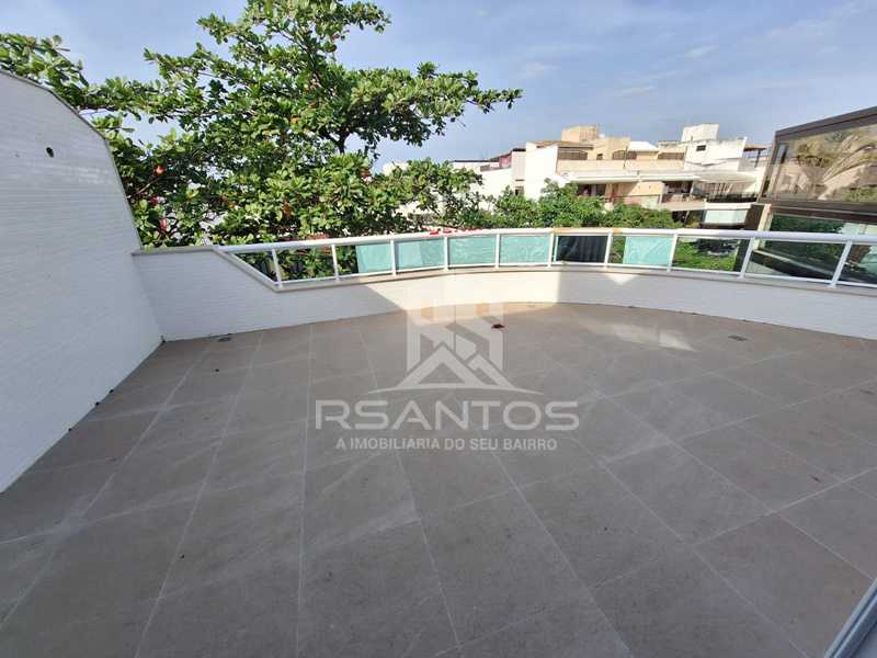 Conheça 19 1 do imóvel - Recreio dos bandeirantes Gleba A - Cobertura com 180m², varandão, salão, 3 suítes, 3 vagas. - JPCO30125 - 19 19 1 - 19