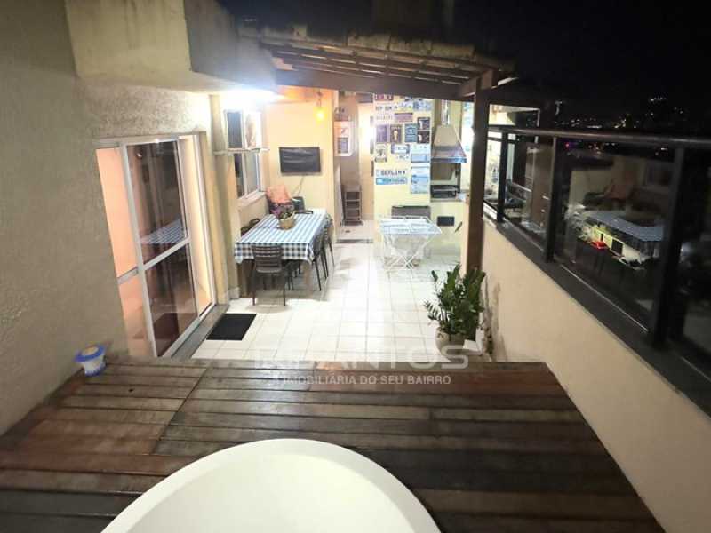 Conheça 18 do imóvel - Taquara- Excelente cobertura de 112m2 com piscina, churrasqueira, 3qtos suíte1,vista livre, sol da manhã e 2vagas - JPCO30138 - 20 18 - 20