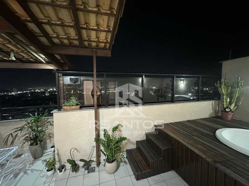 Conheça 20 do imóvel - Taquara- Excelente cobertura de 112m2 com piscina, churrasqueira, 3qtos suíte1,vista livre, sol da manhã e 2vagas - JPCO30138 - 2 20 - 2