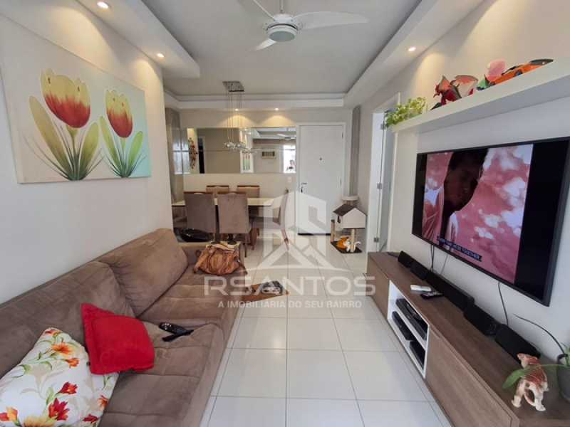 Conheça 1 do imóvel - Apartamento no Pechincha - Padrão com 2 quartos, suíte e varanda. - JPAP20997 - 2 1 - 2