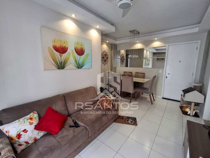 Conheça 02 do imóvel - Apartamento no Pechincha - Padrão com 2 quartos, suíte e varanda. - JPAP20997 - 3 02 - 3