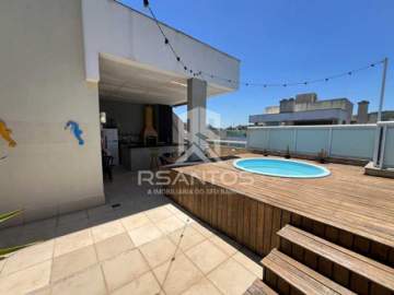 Imperdível - Est. dos Três Rios - Cobertura com 212m², 3 quartos 2 suítes moderna área gourmet - JPCO30152