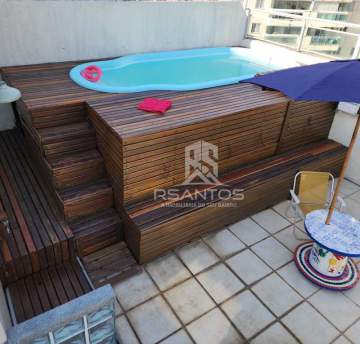 Cobertura duplex 181m² - 3 quartos, piscina e área gourmet - Pechincha! - JPCO30055