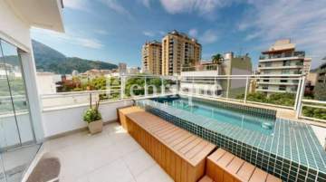 Imperdível - Cobertura à venda Rua Sorocaba, Botafogo, Rio de Janeiro - R$ 3.450.000 - FLCO40024