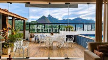Imperdível - Cobertura à venda Rua Pinheiro Machado, Laranjeiras, Rio de Janeiro - R$ 2.750.000 - FLCO40071
