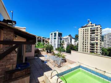 Cobertura 3 quartos à venda Laranjeiras, Rio de Janeiro - R$ 1.850.000 - FLCO30025