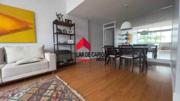 Maravilhoso apartamento com 153m2, sala ampla 2 ambientes, 3 quartos sendo 1suíte e 1 vaga. Leblon-Rj - LCAP30401