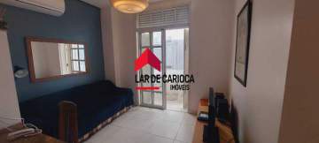 Lindo Flat na quadríssima da praia, sala quarto, 42m², à venda em Copacabana. - LCAP10217