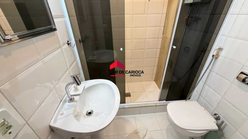 Conheça Banheiro Social do imóvel - Copacabana -Sala e Quarto reformado com dependência perto do metrô e praia - LCAP10529 - 16 Banheiro Social - 16