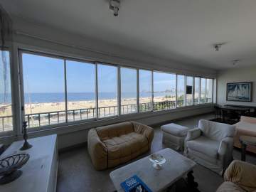 Apartamento com vista mar av atlantica 4 quartos vaga de garagem - BTAP40305