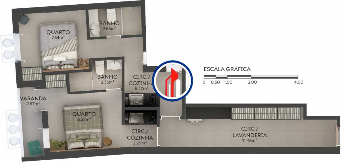 Conheça WhatsApp Image 2026-07-03 at 1 do imóvel - Apartamento 1 quarto à venda Botafogo, Rio de Janeiro - R$ 990.000 - CPAP11017 - 5 WhatsApp Image 2026-07-03 at 1 - 5
