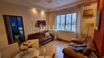 Apartamento silencioso c/ 02 quartos e garagem. Esquina Praia Copacabana - CPAP20560