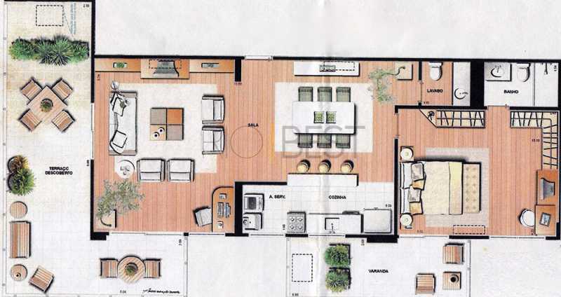 Conheça Mandaimr-planta do imóvel - Barra Peninsula Mandarim Loft,136m2, porteira fechada - BTLO10002 - 21 Mandaimr-planta - 21