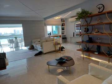 Imperdível - Barra Peninsula Fit 3 quartos mobiliado deslumbrante vista lagoa - BTAP30120