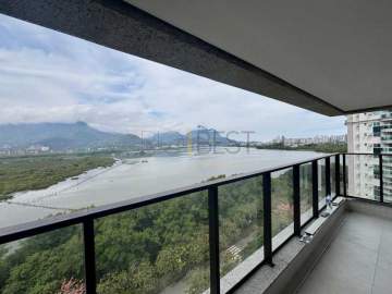 Imperdível - Barra Be Peninsula lindo 2 suites 1a locacão vista lagoa pedra da gavea andar alto - BTAP20090