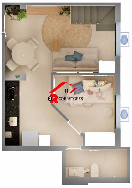 Conheça 22 do imóvel - Rio dee Janeiro, Copacabana, Duplex, 2 quartos, 68,43m², Bairro Peixoto. - HPCVAZIOPEIXOTOII - 22 22 - 22