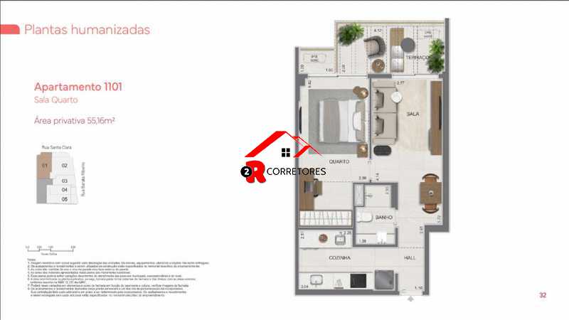 Conheça 12. do imóvel - Rio de Janeiro, Santa Clara, Stúdio, 45m², Lançamento, Copacabana. - HPCPARCLOPESSTACLARA001 - 12 12. - 12