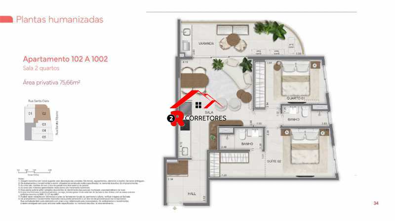 Conheça 13. do imóvel - Rio de Janeiro, Santa Clara, Stúdio, 45m², Lançamento, Copacabana. - HPCPARCLOPESSTACLARA001 - 13 13. - 13