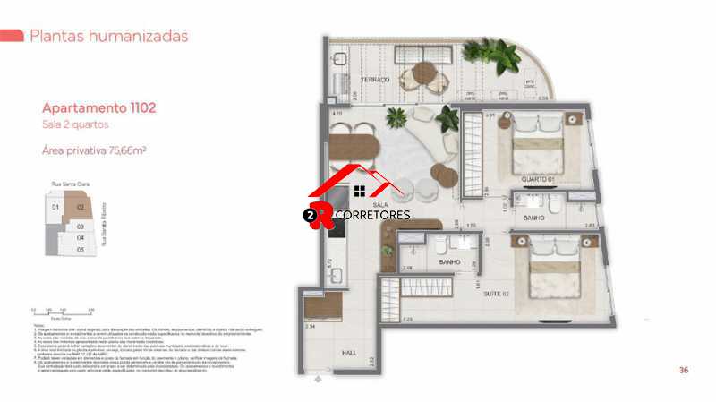 Conheça 14. do imóvel - Rio de Janeiro, Santa Clara, Stúdio, 45m², Lançamento, Copacabana. - HPCPARCLOPESSTACLARA001 - 14 14. - 14