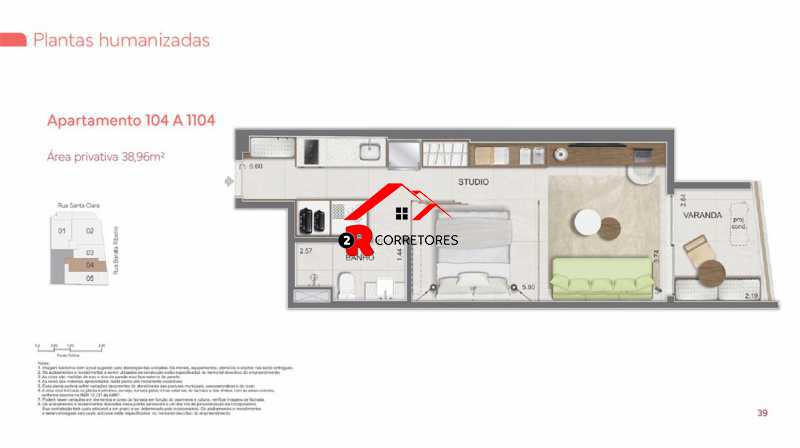 Conheça 16. do imóvel - Rio de Janeiro, Santa Clara, Stúdio, 45m², Lançamento, Copacabana. - HPCPARCLOPESSTACLARA001 - 16 16. - 16