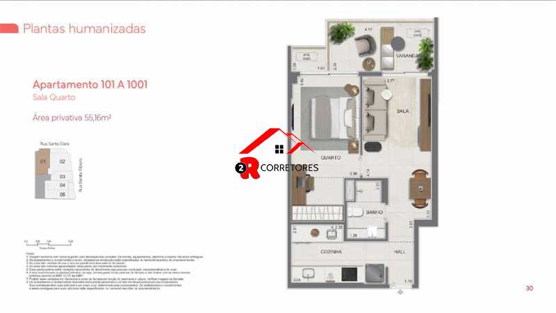Conheça 19. do imóvel - Rio de Janeiro, Santa Clara, Stúdio, 45m², Lançamento, Copacabana. - HPCPARCLOPESSTACLARA001 - 19 19. - 19